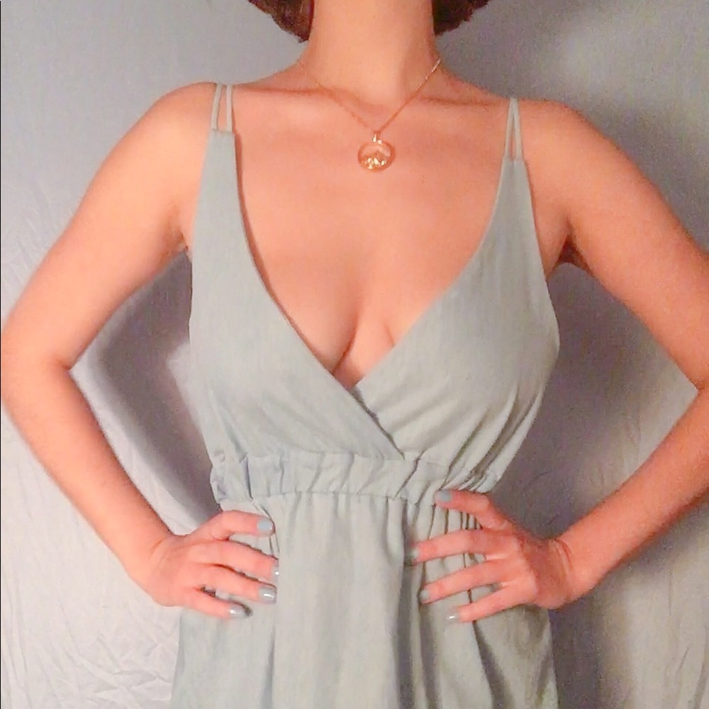 Blue “jean” dress